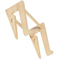Zerlegbares Laptopstaender aus Holz fuer private Nutzung