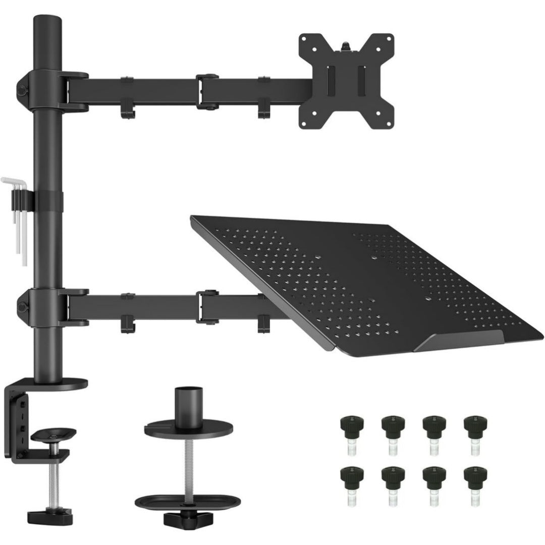 Platzsparendes Laptopstaender aus Aluminium fuer den taeglichen Einsatz